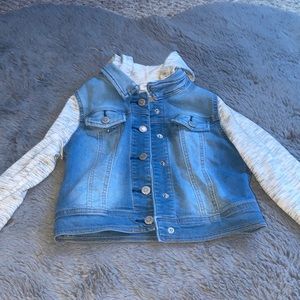 jean jacket with hood